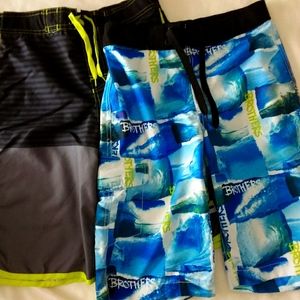 2pr. Boy's Swim Trunks